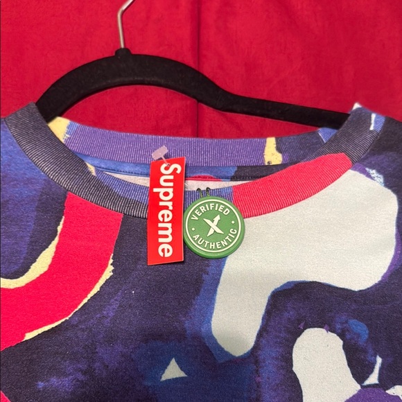Supreme Multicolor Abstract Tee - Picture 2 of 3